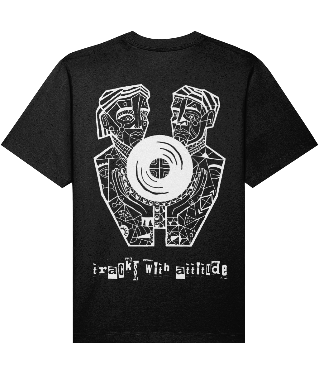 Graphic Tee - White On Black