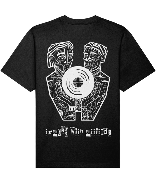 Graphic Tee - White On Black